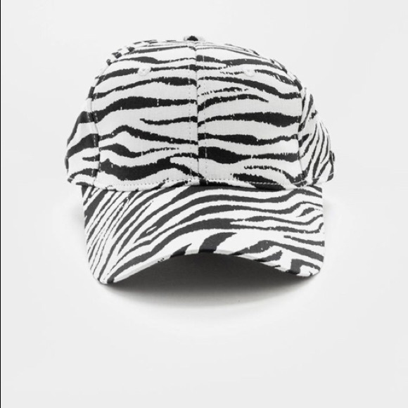 SUMMER Mask HAT - ZEBRA w/ Detachable FACE SHIELD - Picture 3 of 3